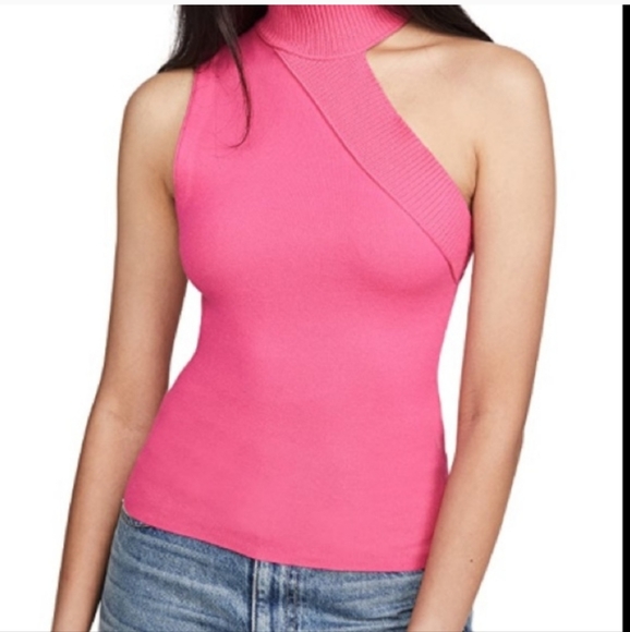 La Rambla Tops - La Rambla Brand One Shoulder Cutout Sweater Size XS